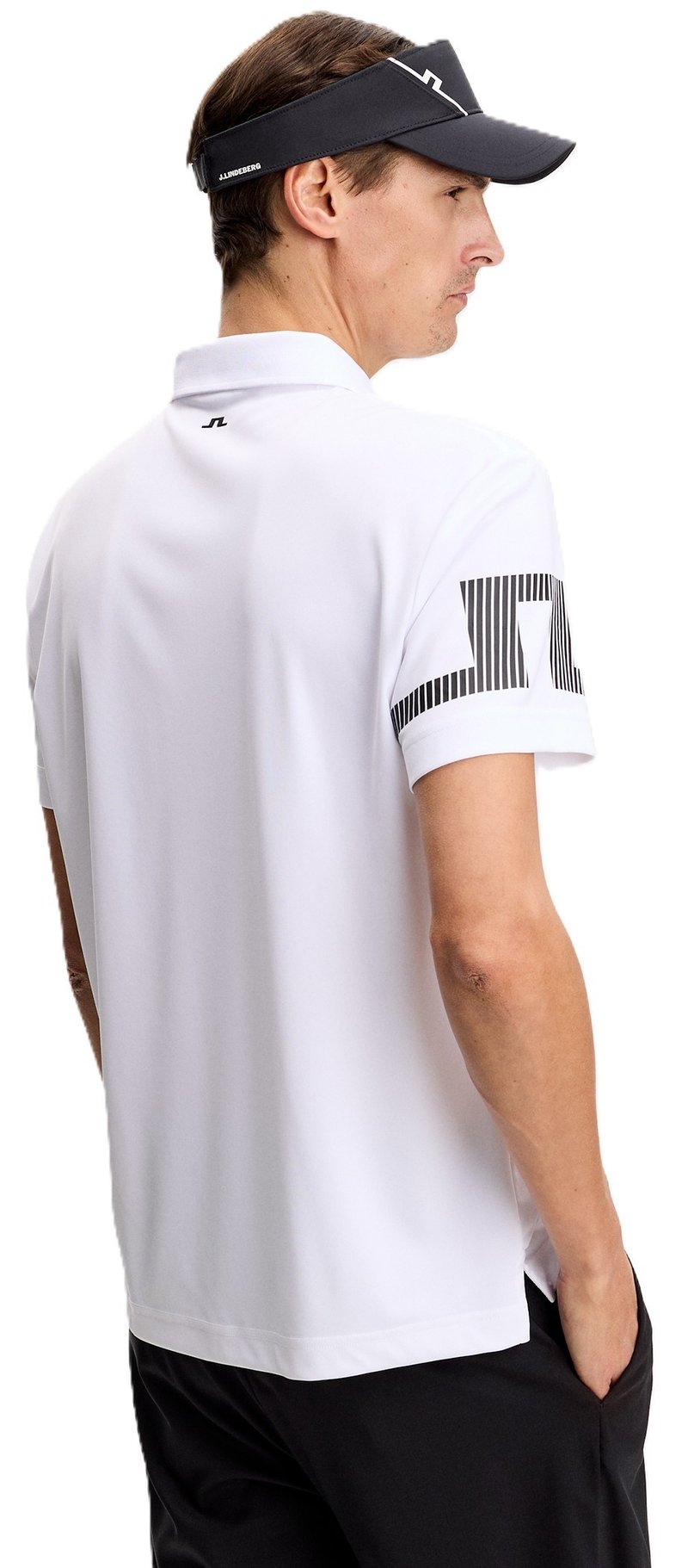 J.Lindeberg Heath heren polo, wit