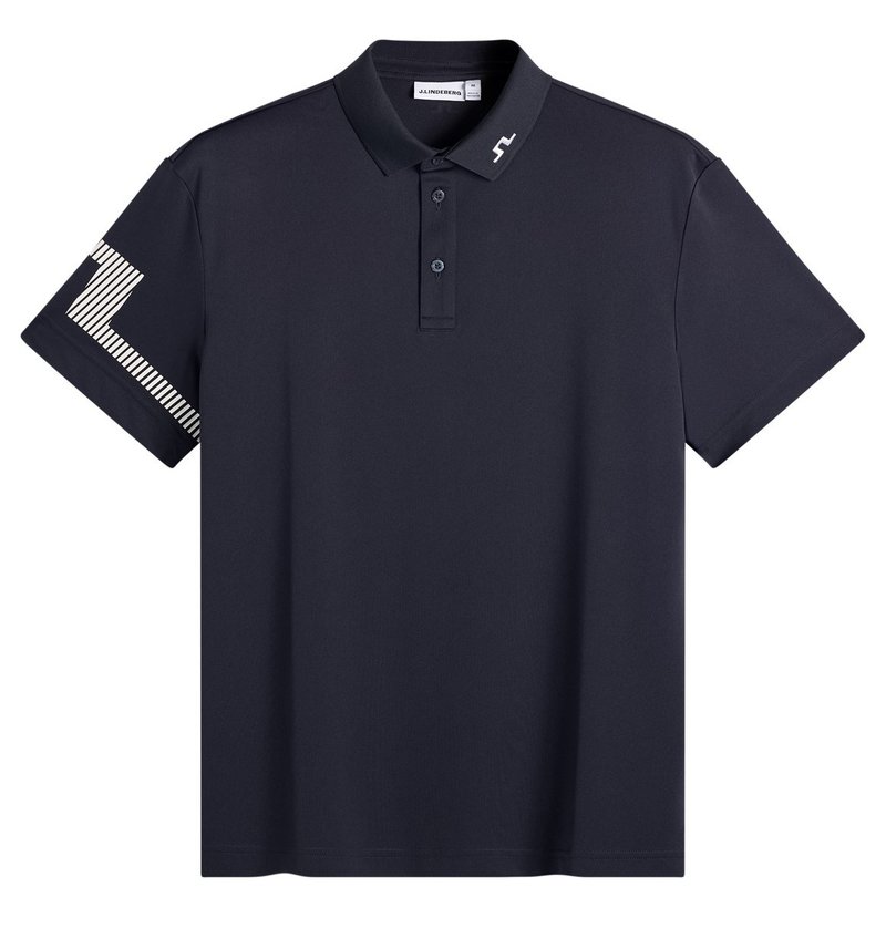 J.Lindeberg Heath heren polo, JL Navy