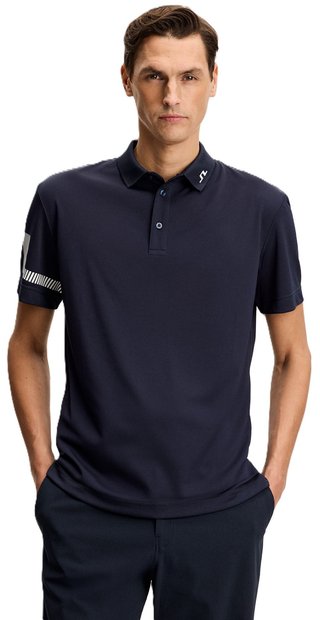 J.Lindeberg Heath heren polo, JL Navy