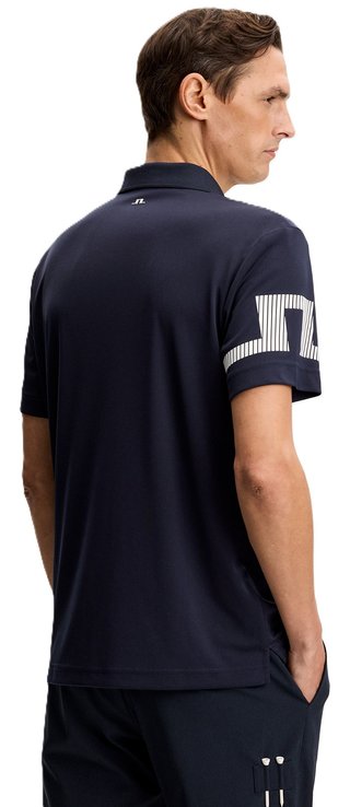 J.Lindeberg Heath heren polo, JL Navy