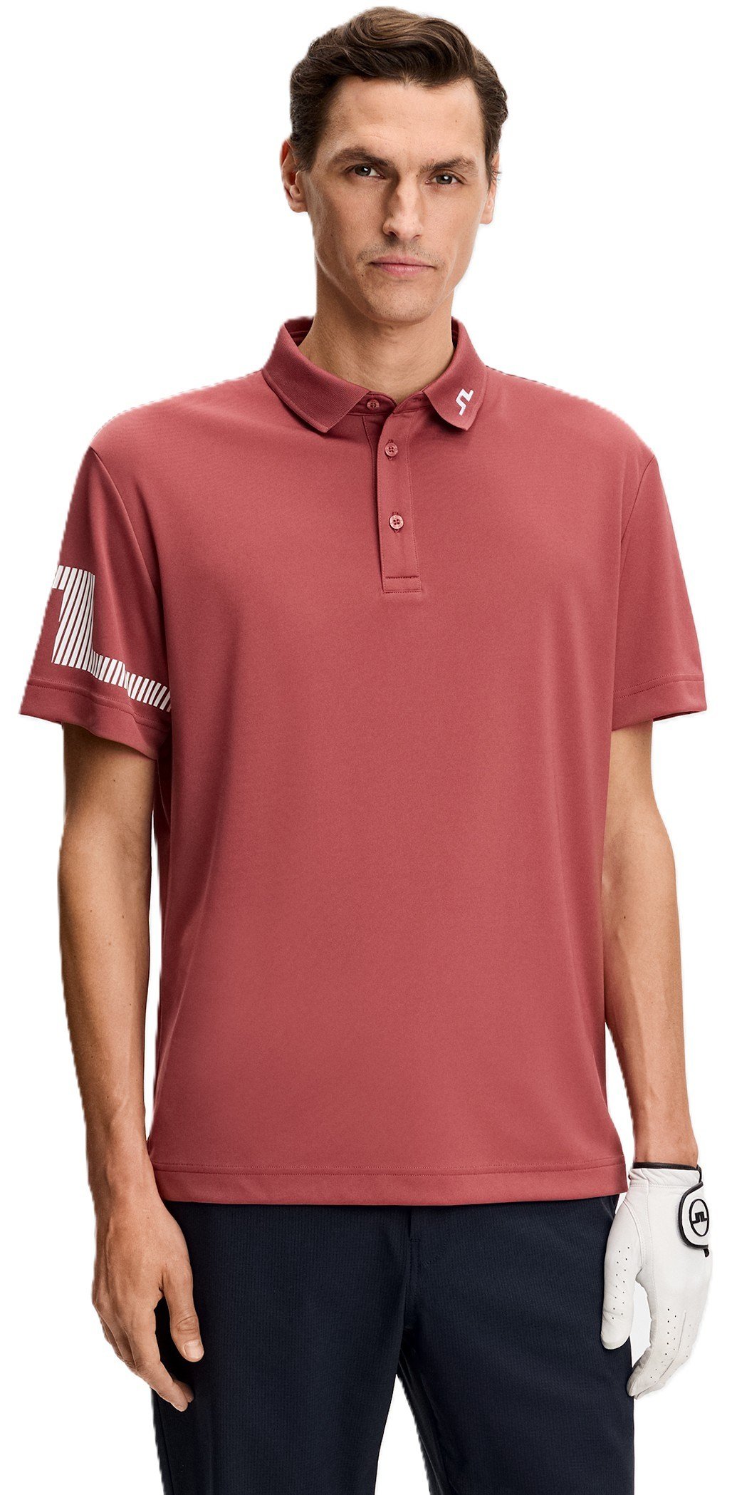 J.Lindeberg Heath heren polo, apple butter