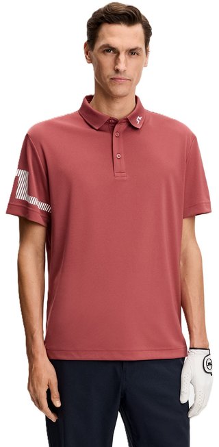 J.Lindeberg Heath heren polo, apple butter