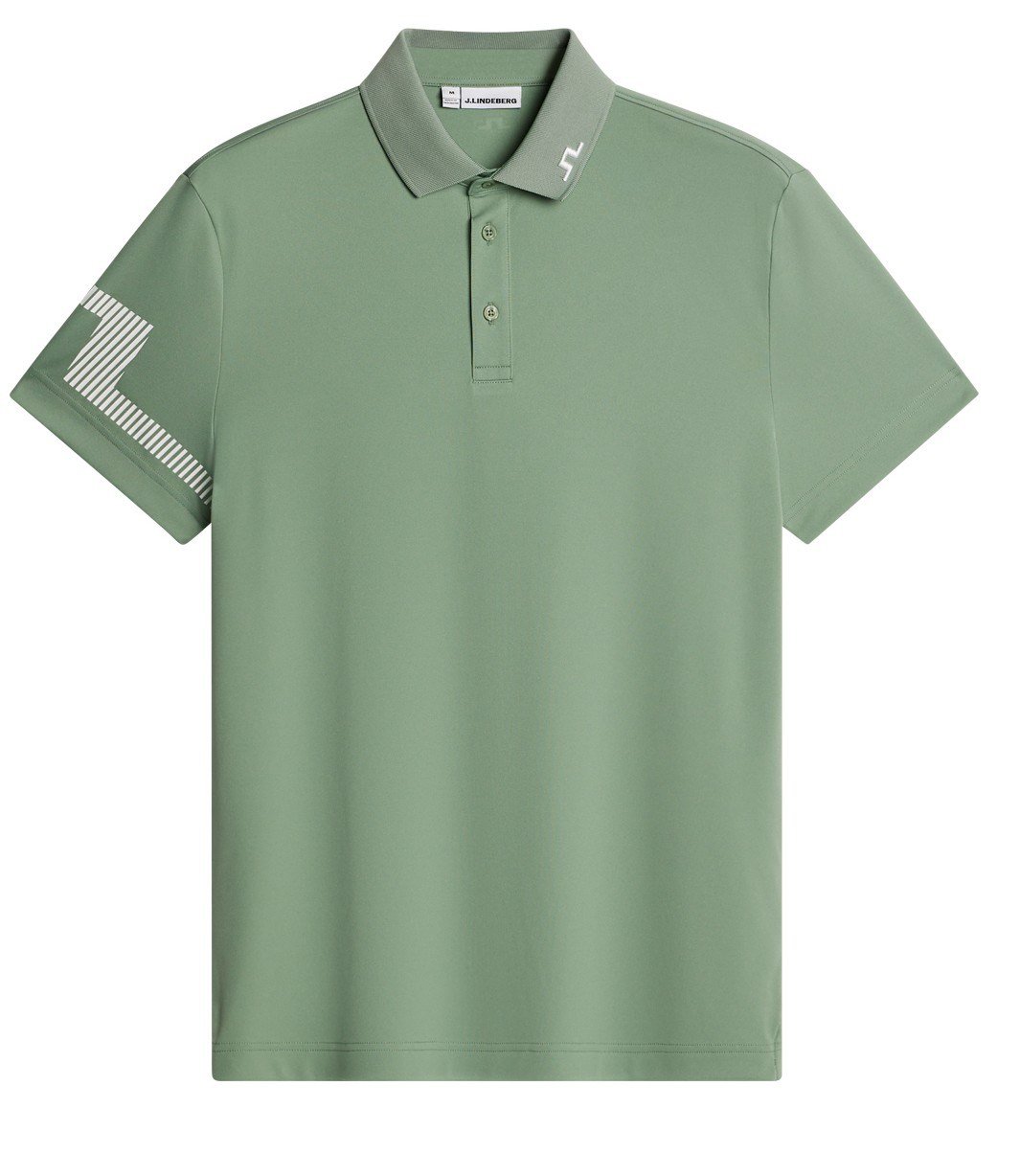 J.Lindeberg Heath heren polo, hedge green