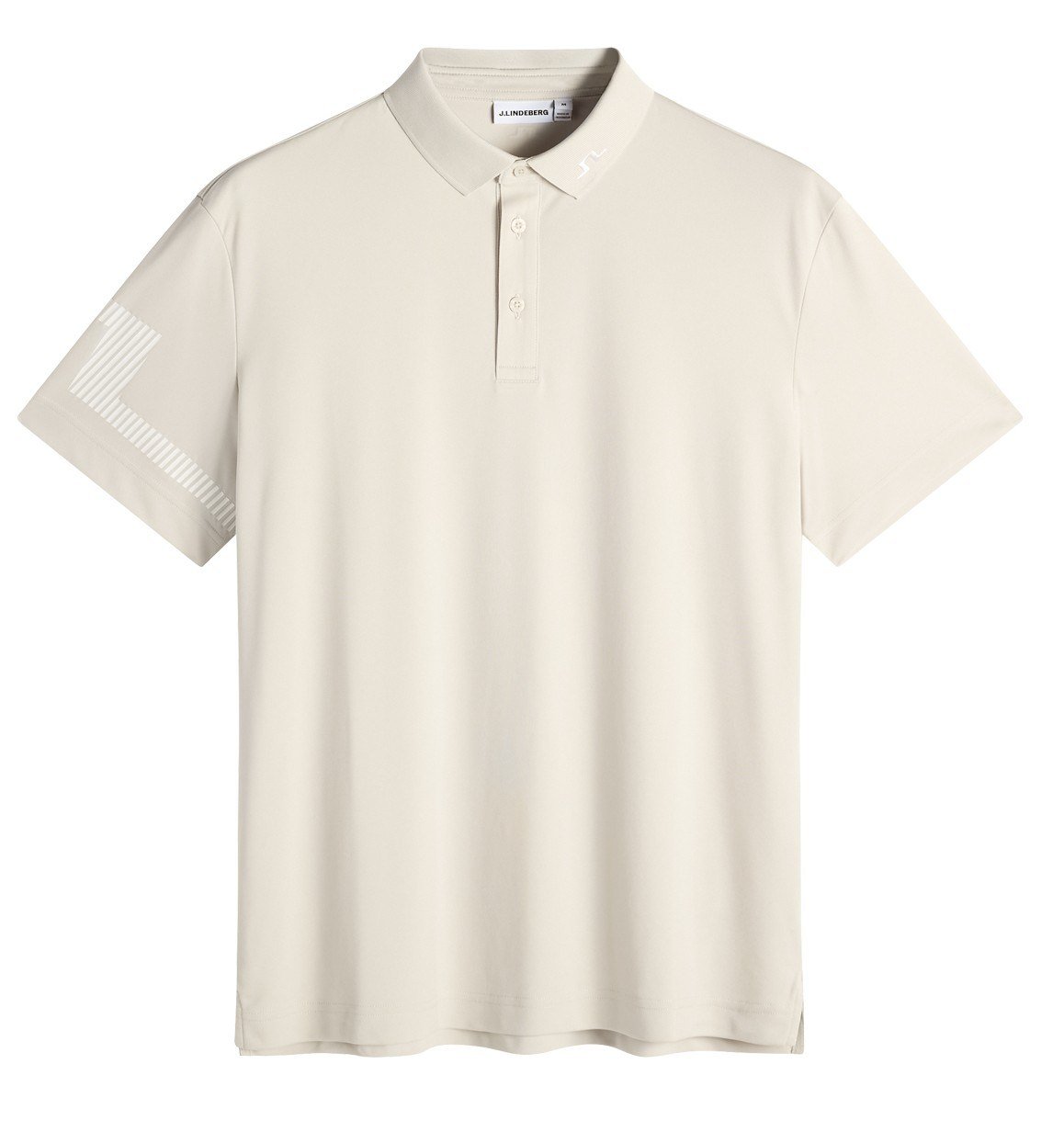J.Lindeberg Heath heren polo, moonbeam