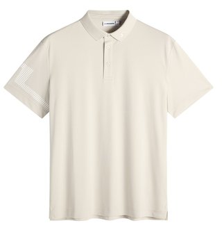 J.Lindeberg Heath heren polo, moonbeam