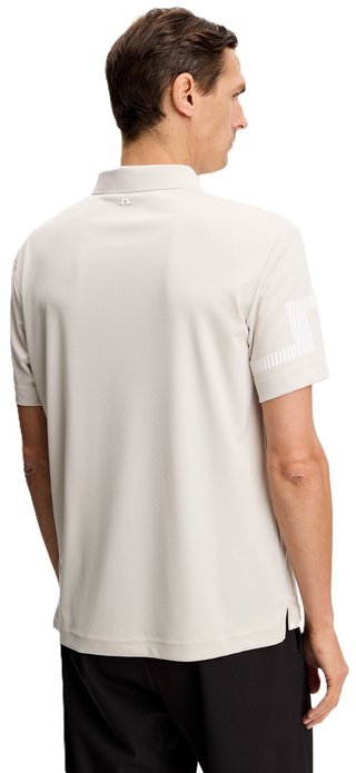 J.Lindeberg Heath heren polo, moonbeam