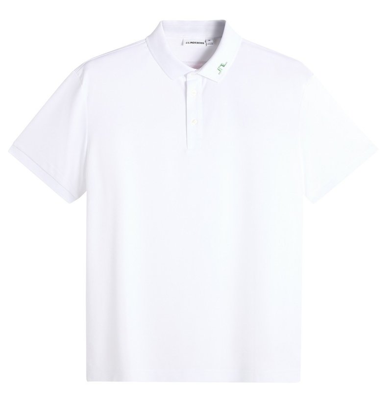 J.Lindeberg KV Print heren polo, paradise hedge green