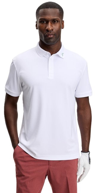 J.Lindeberg KV Print heren polo, paradise hedge green