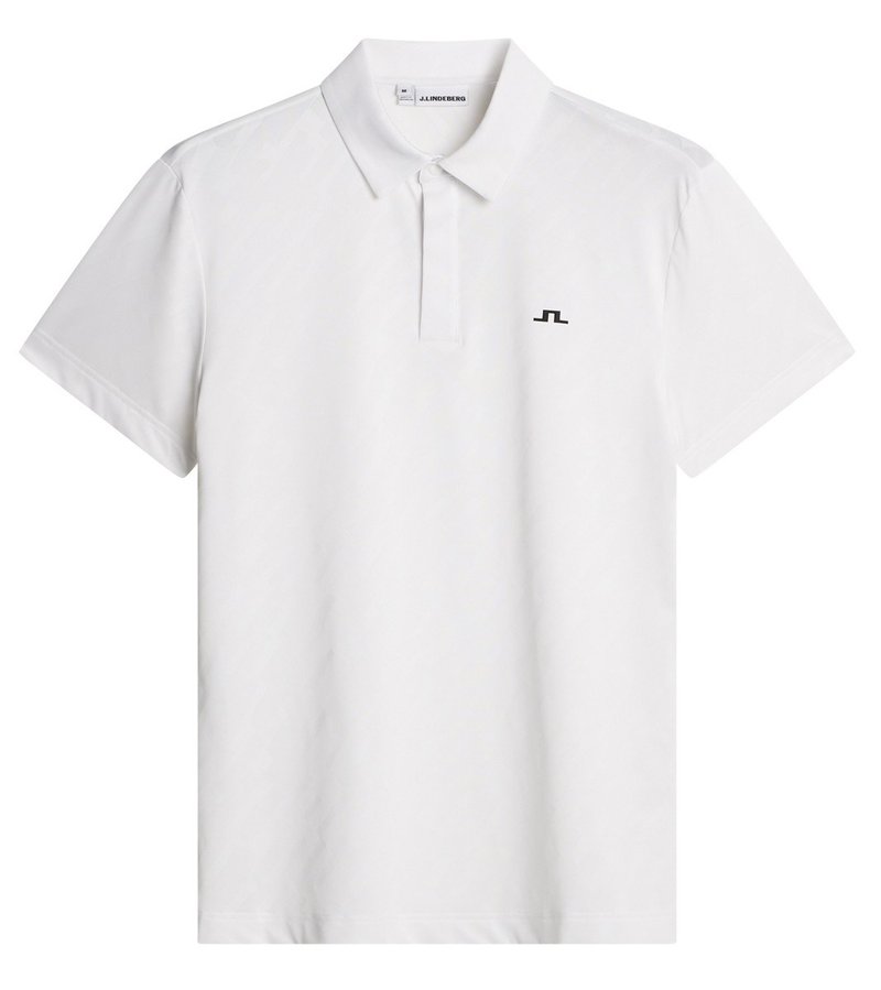 J.Lindeberg Wilhelm heren polo, wit