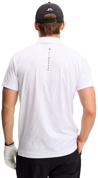 J.Lindeberg Wilhelm heren polo, wit