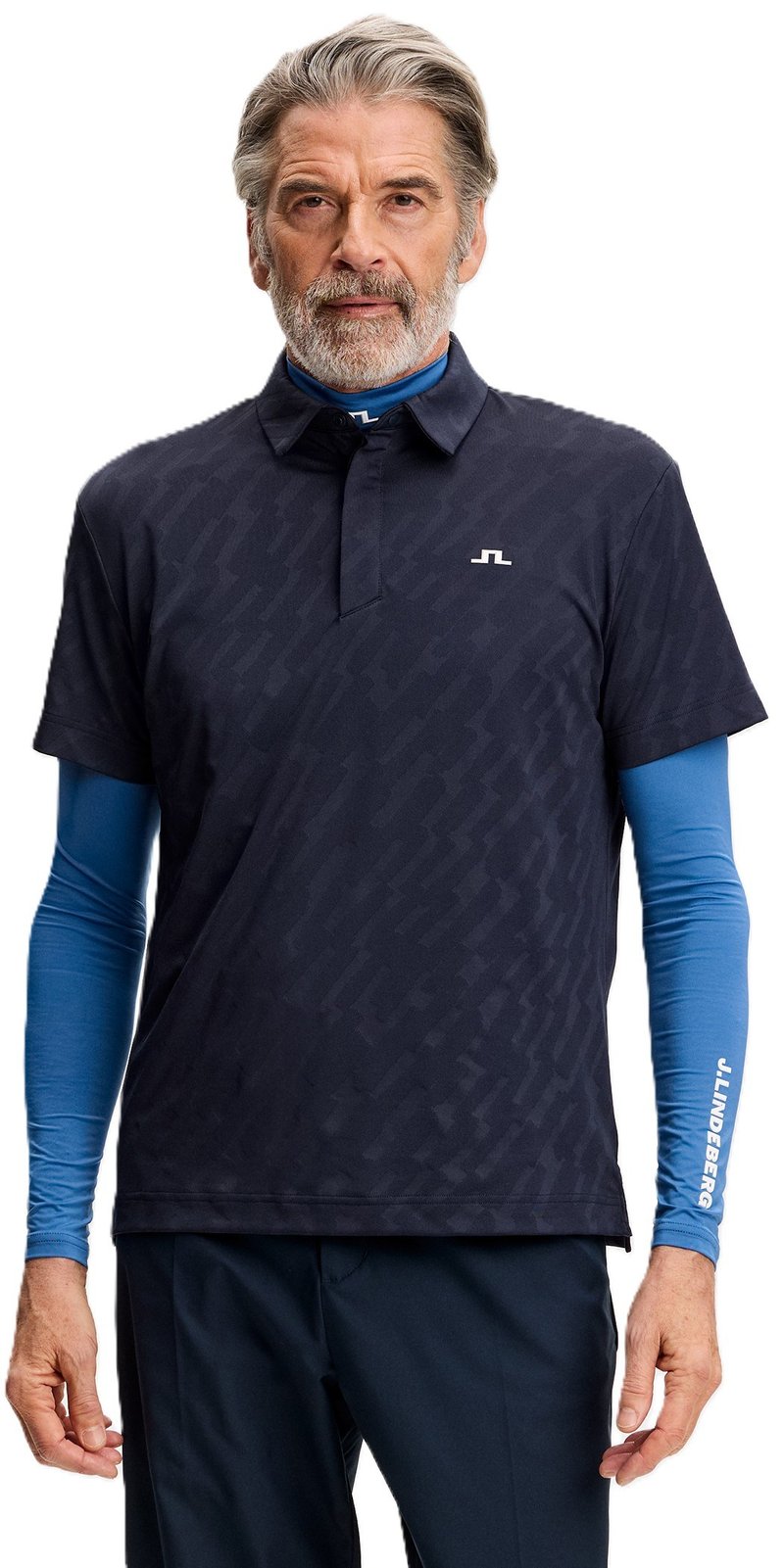 J.Lindeberg Wilhelm heren polo, JL Navy