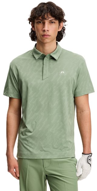 J.Lindeberg Wilhelm heren polo, hedge green