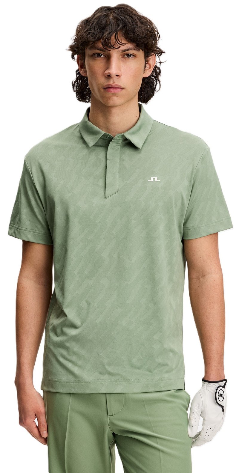 J.Lindeberg Wilhelm heren polo, hedge green