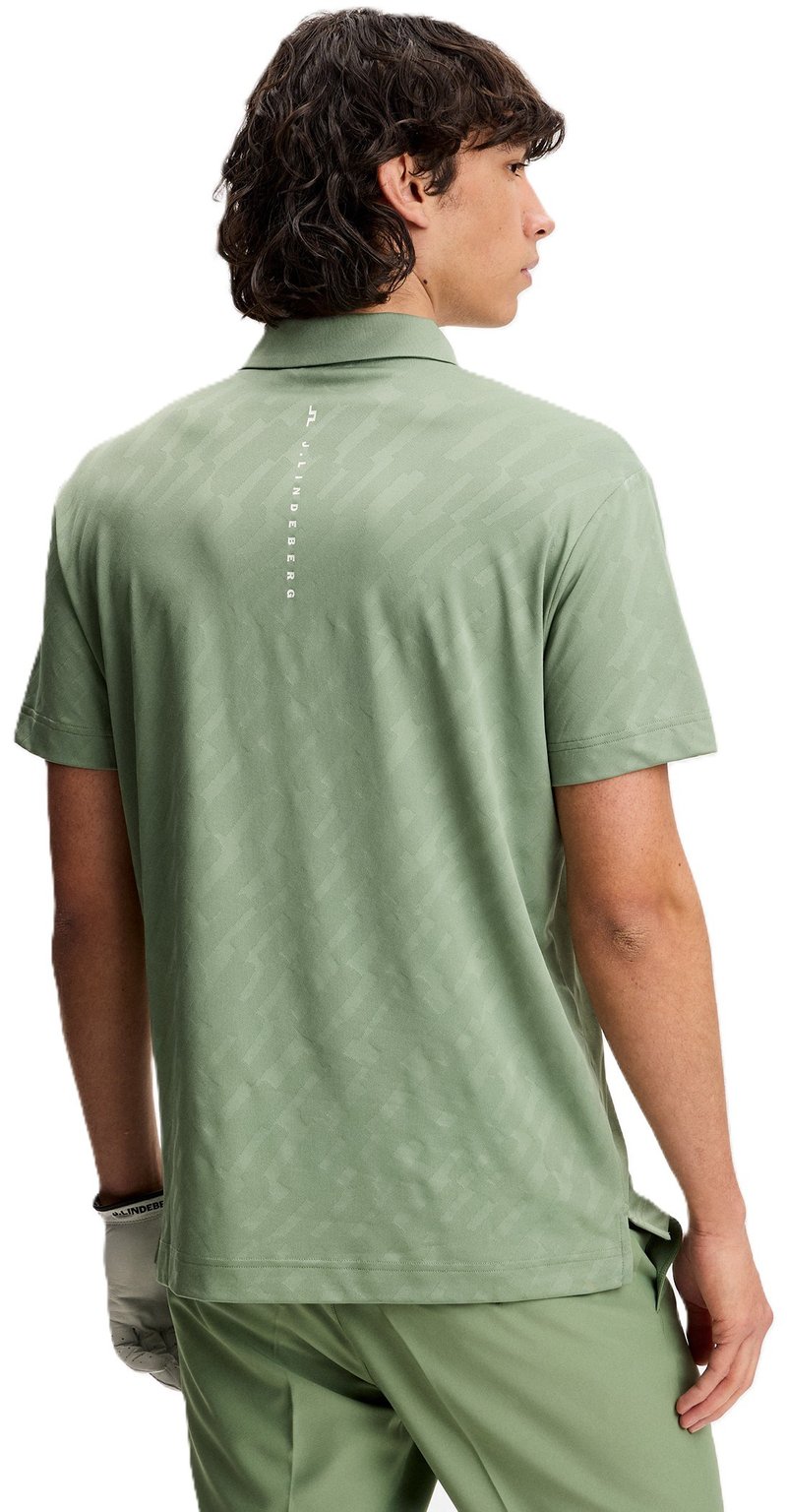 J.Lindeberg Wilhelm heren polo, hedge green