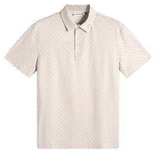 J.Lindeberg Tod Print heren polo, flight bridge moonbeam