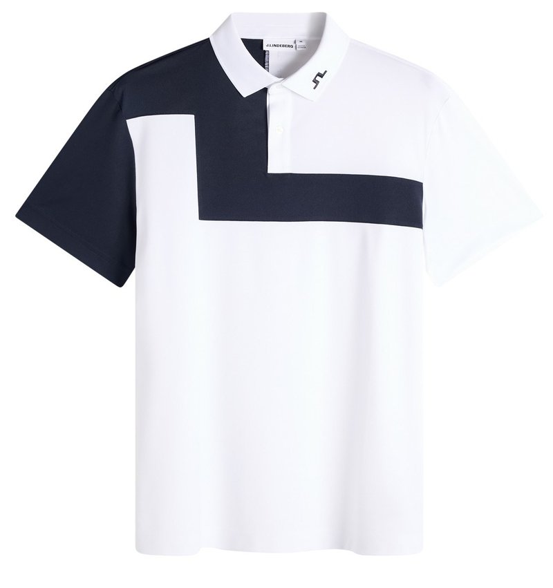 J.Lindeberg Rody heren polo, wit