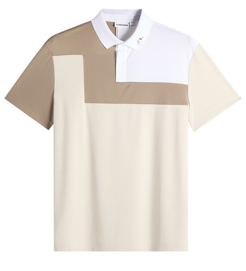 J.Lindeberg Rody heren polo, moonbeam