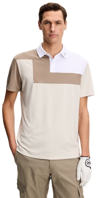 J.Lindeberg Rody heren polo, moonbeam