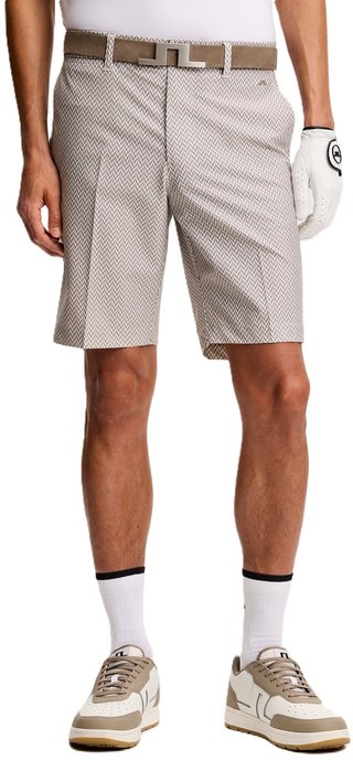 J.Lindeberg Eloy Print heren shorts, bridge stack brindle