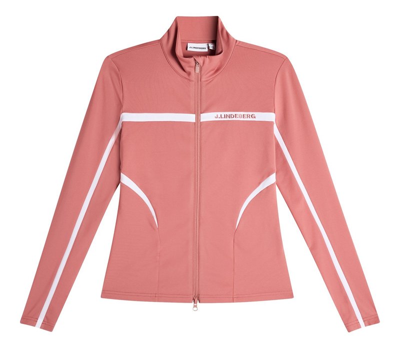 J.Lindeberg Janice Mid Layer dames sweatshirt, withered rose