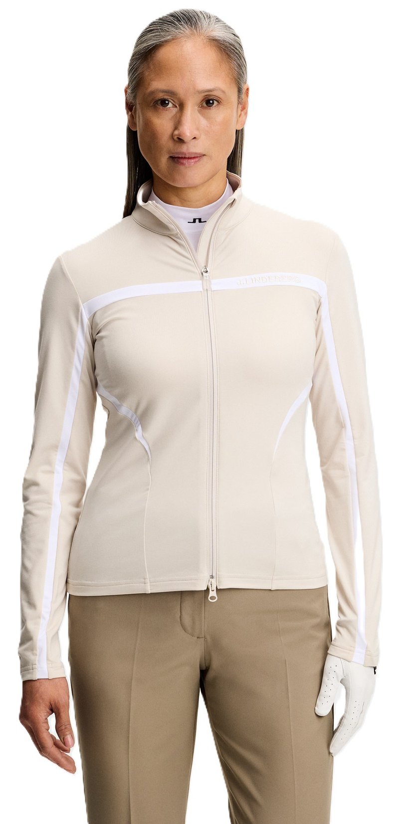 J.Lindeberg Janice Mid Layer dames sweatshirt, moonbeam