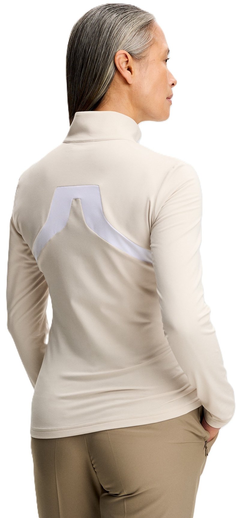 J.Lindeberg Janice Mid Layer dames sweatshirt, moonbeam