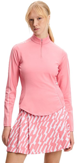 J.Lindeberg Adiola Quarter Zip dames sweatshirt, flamingo plume