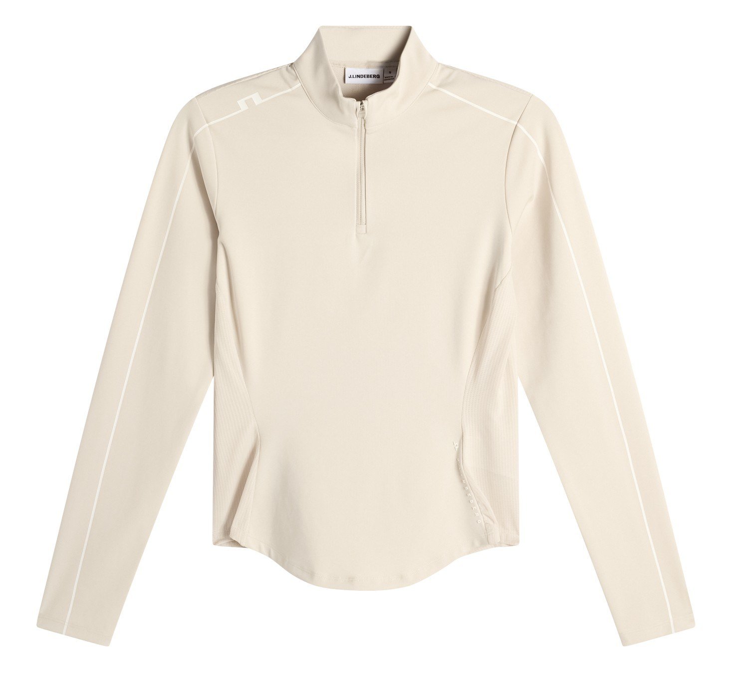 J.Lindeberg Adiola Quarter Zip Mid Layer dames sweatshirt, moonbeam