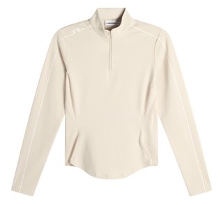 J.Lindeberg Adiola Quarter Zip Mid Layer dames sweatshirt, moonbeam