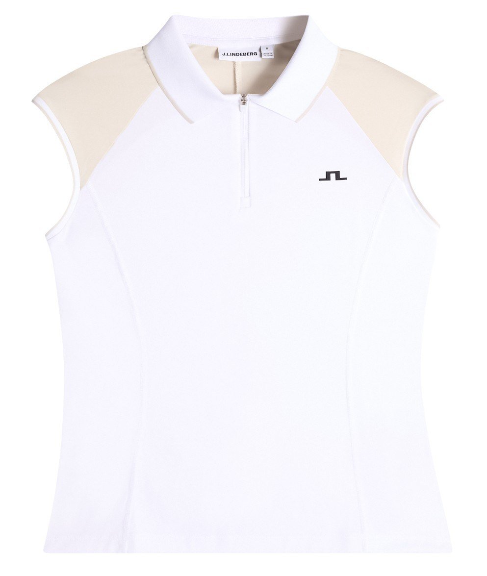 J.Lindeberg Lei dames polo, wit