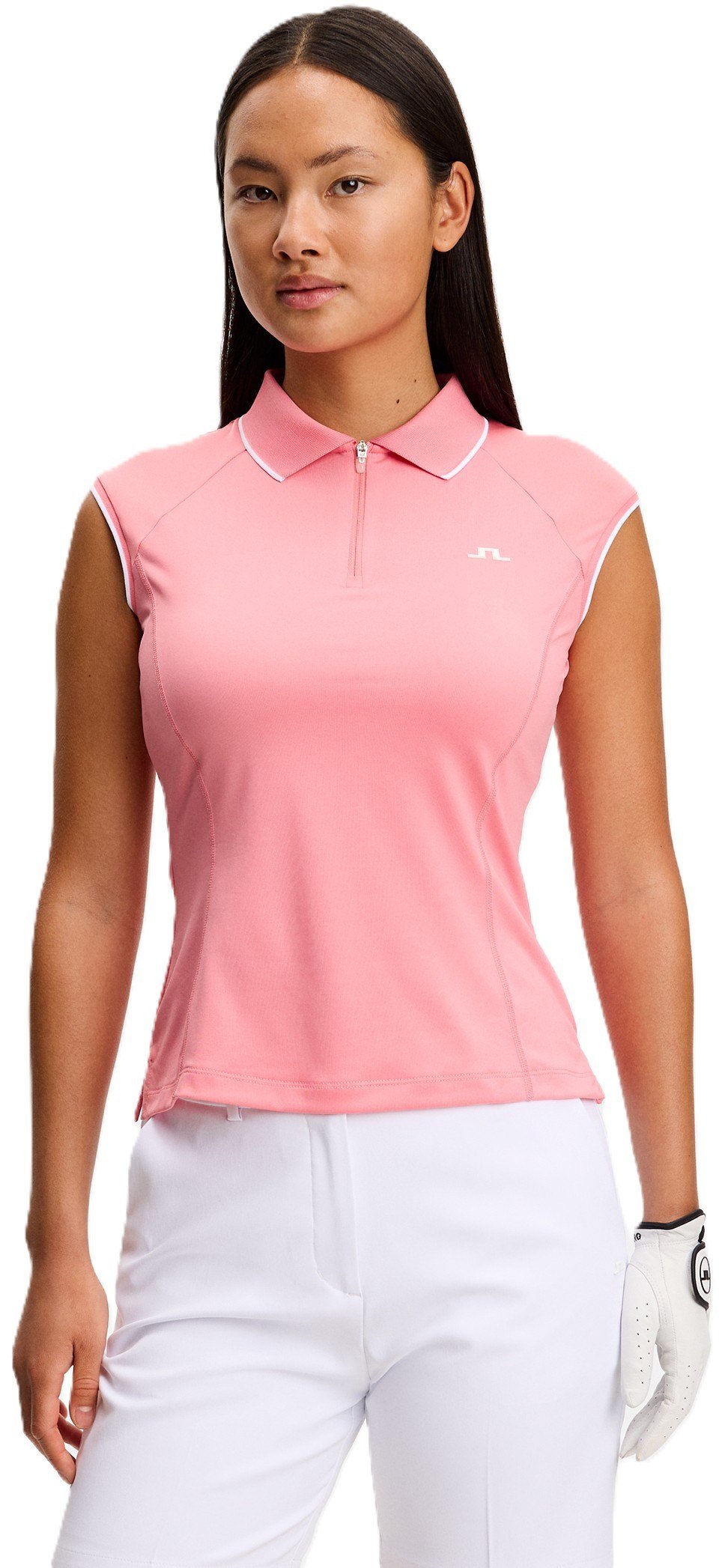 J.Lindeberg Lei dames polo, flamingo plume