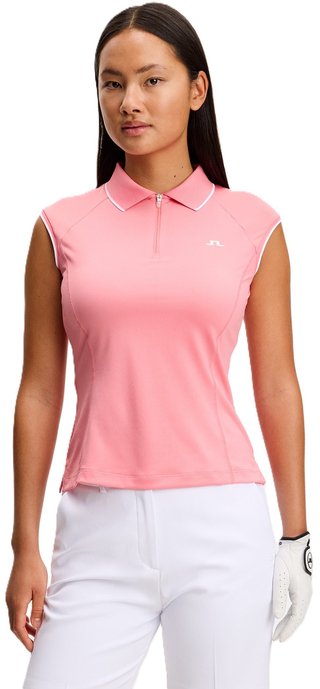 J.Lindeberg Lei dames polo, flamingo plume
