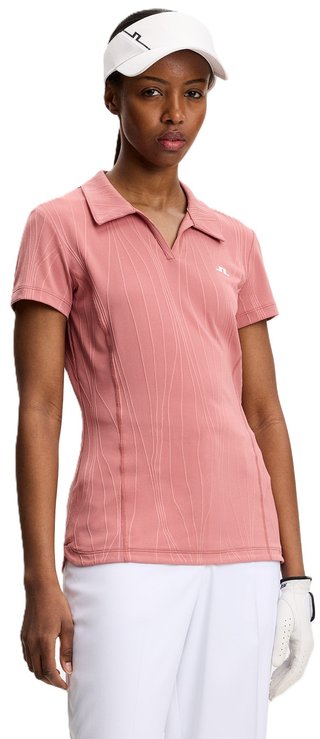 J.Lindeberg Marlie dames polo, withered rose