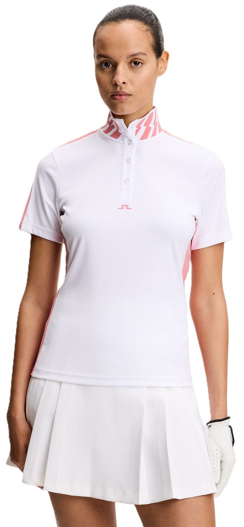 J.Lindeberg Pip dames polo, wit