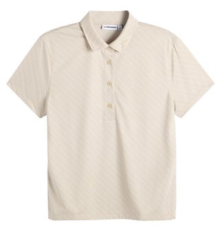 J.Lindeberg Caitlyn dames polo, flight bridge moonbeam