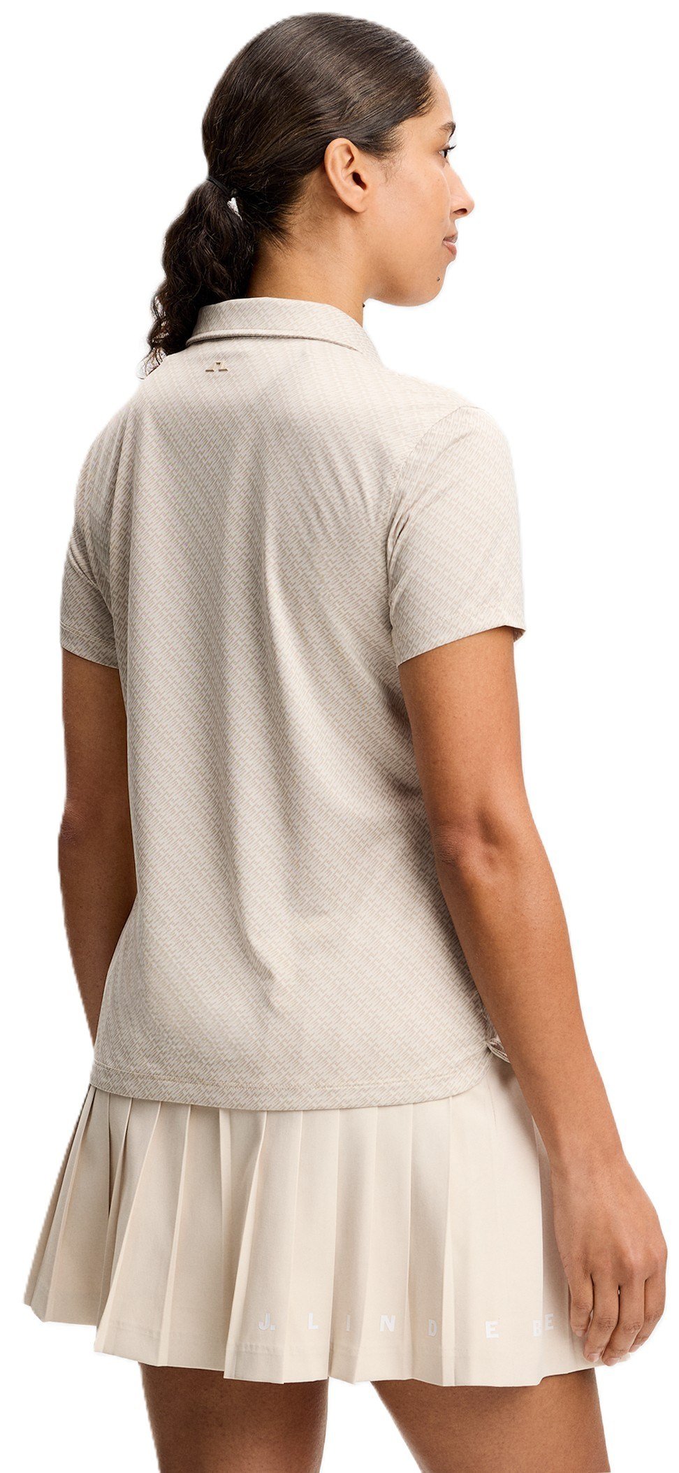 J.Lindeberg Caitlyn dames polo, flight bridge moonbeam