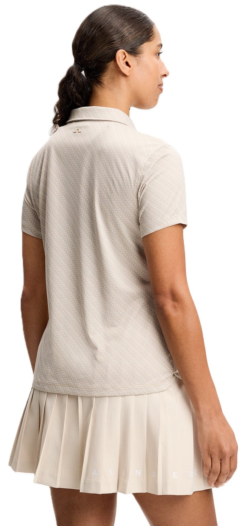 J.Lindeberg Caitlyn dames polo, flight bridge moonbeam