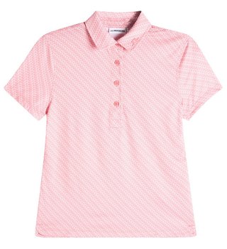 J.Lindeberg Caitlyn dames polo, flight bridge flamingo
