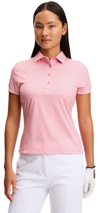 J.Lindeberg Caitlyn dames polo, flight bridge flamingo