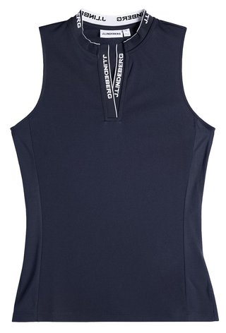 J.Lindeberg Leya Sleeveless dames polo, JL Navy