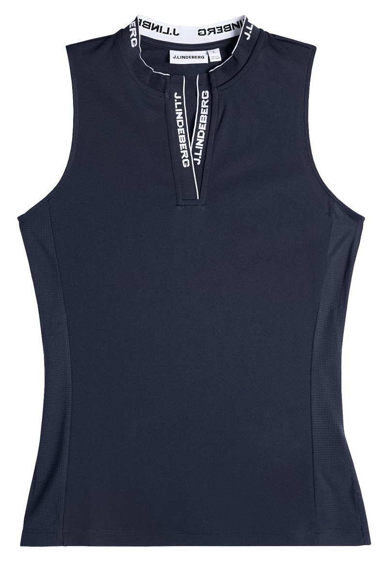 J.Lindeberg Leya Sleeveless dames polo, JL Navy