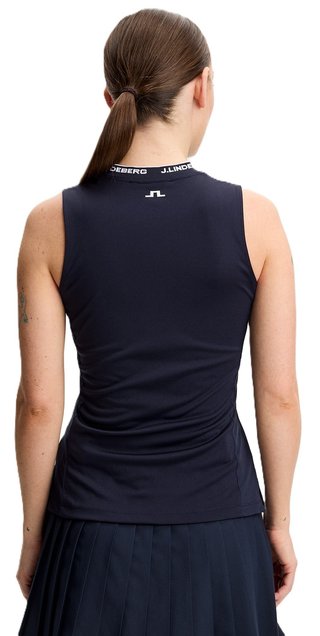 J.Lindeberg Leya Sleeveless dames polo, JL Navy