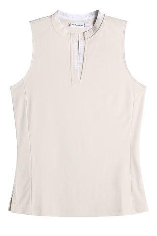J.Lindeberg Leya Sleeveless dames polo, moonbeam