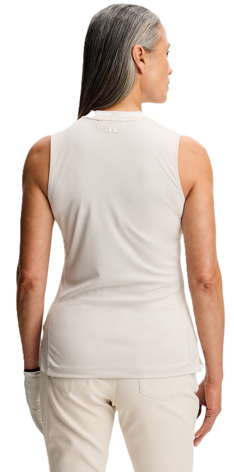 J.Lindeberg Leya Sleeveless dames polo, moonbeam
