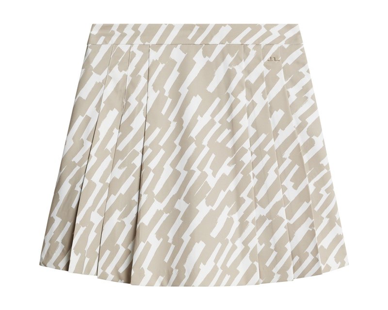 J.Lindeberg Alesia Print dames skort, oak island fossil