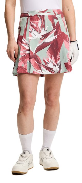 J.Lindeberg Alesia Print dames skort, paradise jadeite