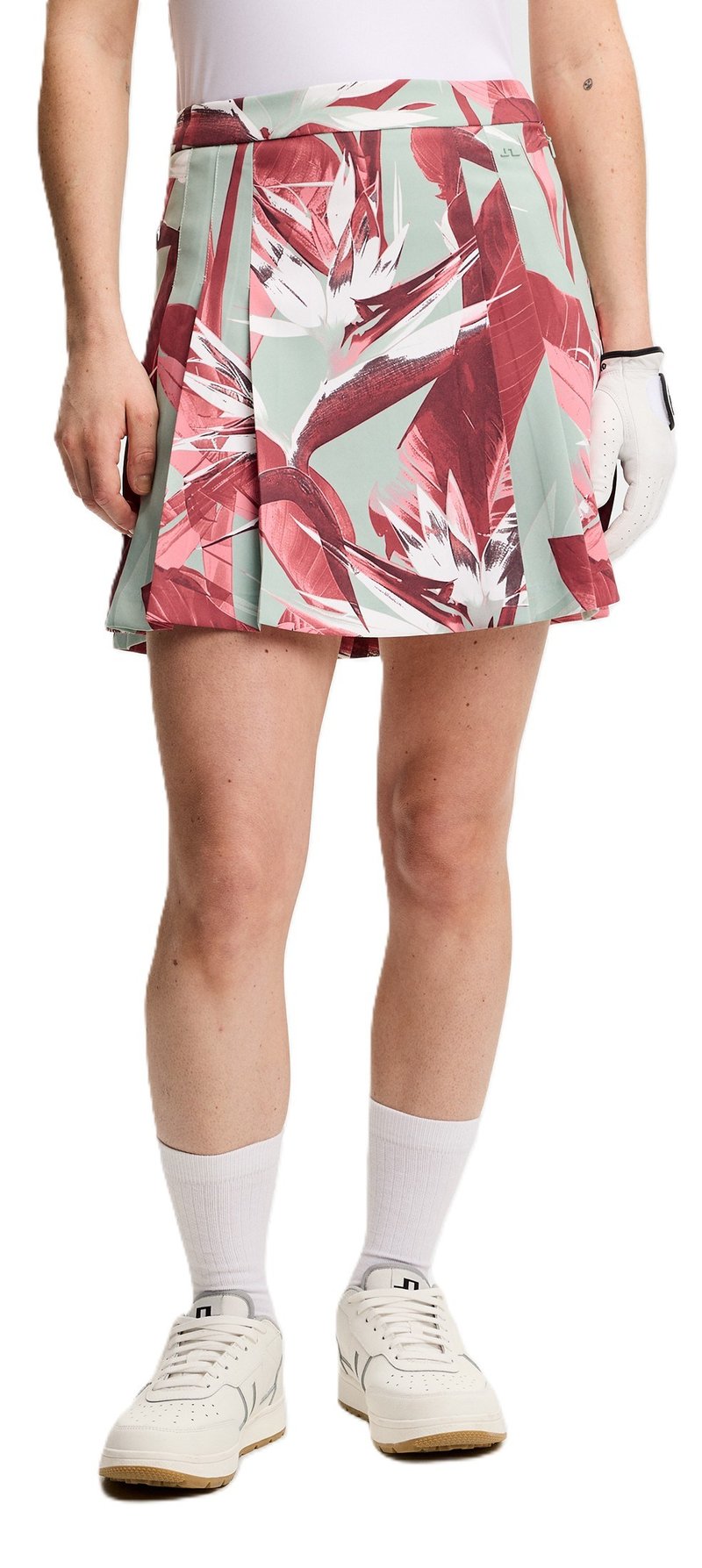 J.Lindeberg Alesia Print dames skort, paradise jadeite