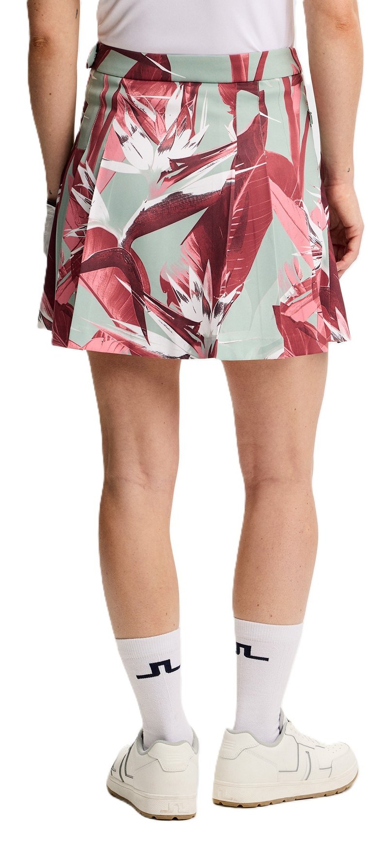 J.Lindeberg Alesia Print dames skort, paradise jadeite