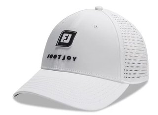 FootJoy Perforated Trucker heren cap, wit