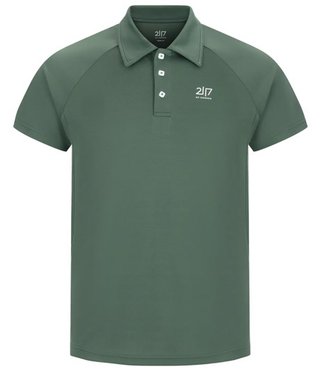 2117 of Sweden Fröseke Technical Pique heren polo, forest green